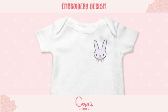 Bunny with Bow: A Holiday Embroidery Review