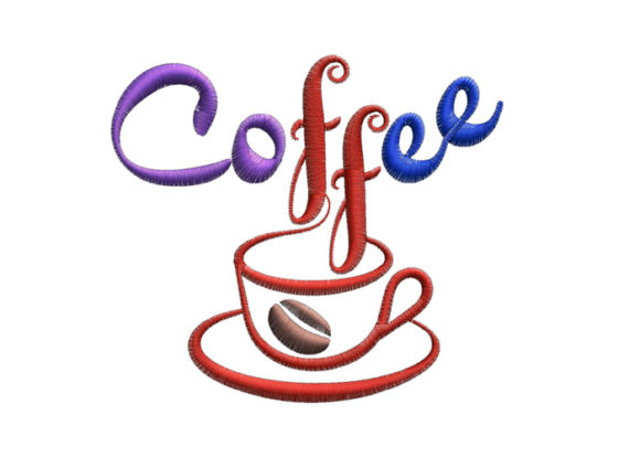 Coffee Cup Embroidery Design Review for Merch