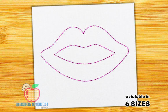 Review: Beautiful Female Lips Quick Stitch Design