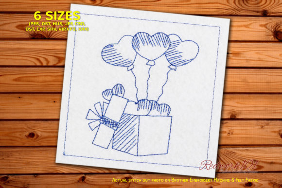 Review: Happy Valentine Day Gift Box Redwork