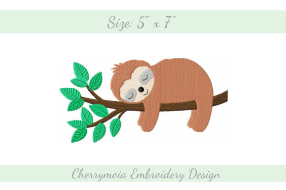 Sleeping Sloth: A Cozy Holiday Embroidery Review